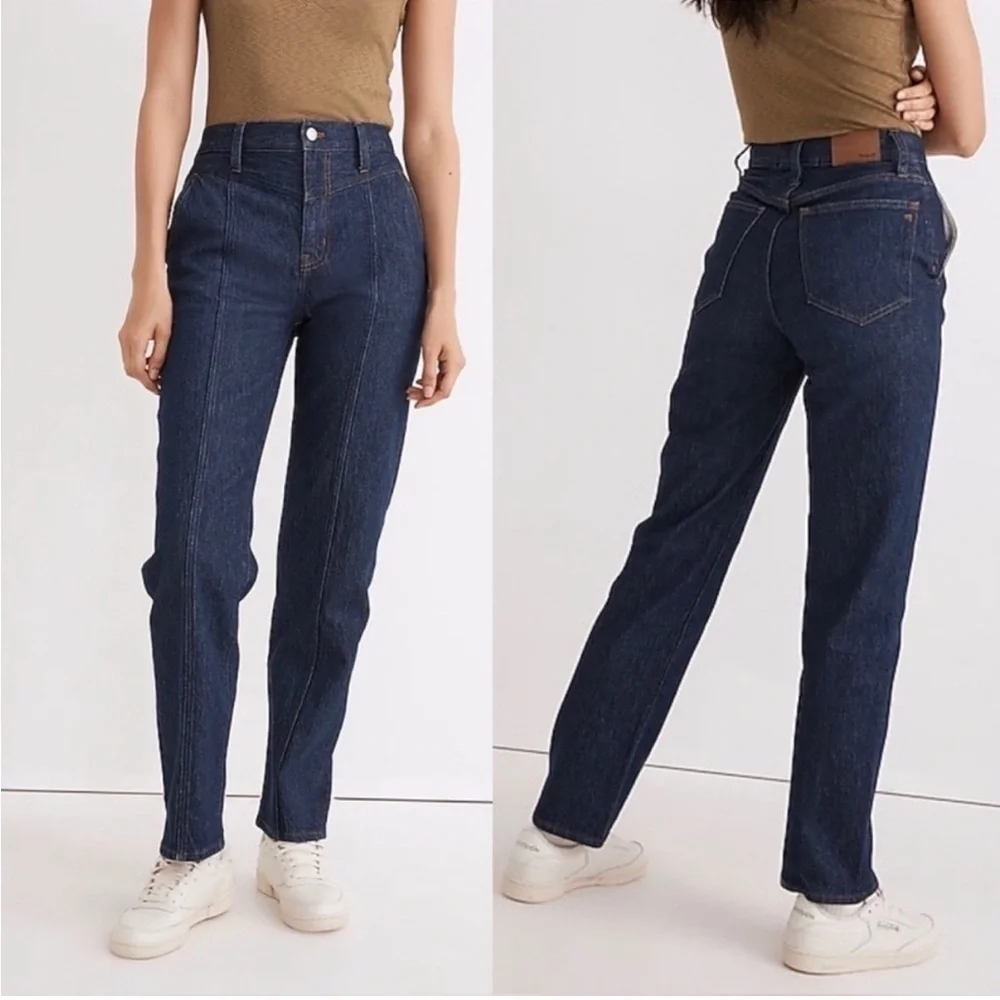 MADEWELL | The perfect vintage straight seamed edition Yoke front